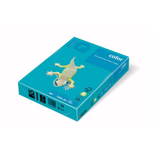 Kopírovací papír A4 IQ 80g color azúrově modrý