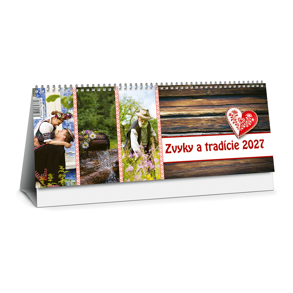 Stolní kalendář Zvyky a tradice 2027