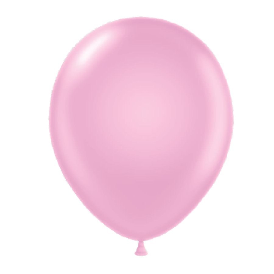 Balón Pastel 25 cm, světle růžový /100ks/