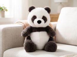 Panda plyšová 35cm sedící 0m+ v sáčku (1)