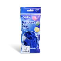 Balón M 25 cm, tmavě modrý /10 ks/ (1)