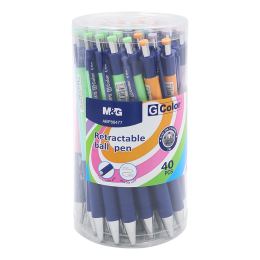 Pero kuličkové M&G Yokis Pastel 0,7 mm - modrá náplň /1ks (1)
