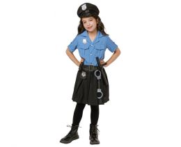 Dětský kostým Policistka, velikost 110/120 cm