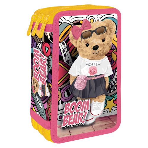 Penál plný - 3 patrový, 43 kusů JUNIOR S9 Boom Bear