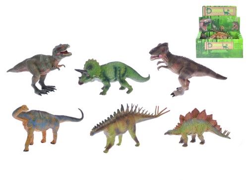 Zoolandia dinosaurus 15-18cm 6druhů 18ks v DBX