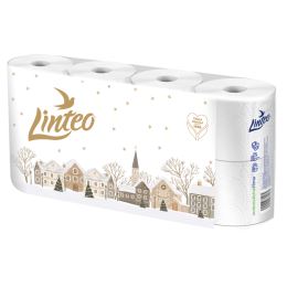 Toaletní papír Linteo DEN & NOC 8 rolí (3 vrstvý) bílý