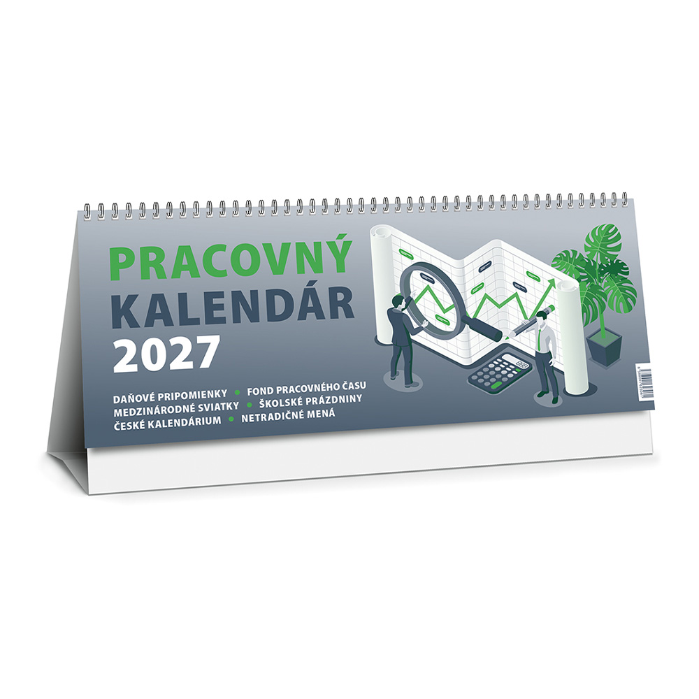 Stolní kalendář Pracovní velký 2027