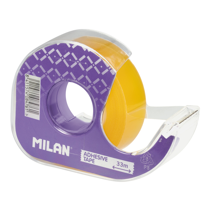 MILAN Lepicí páska transparentní MILAN s dispenzorem 19 mm x 33 m