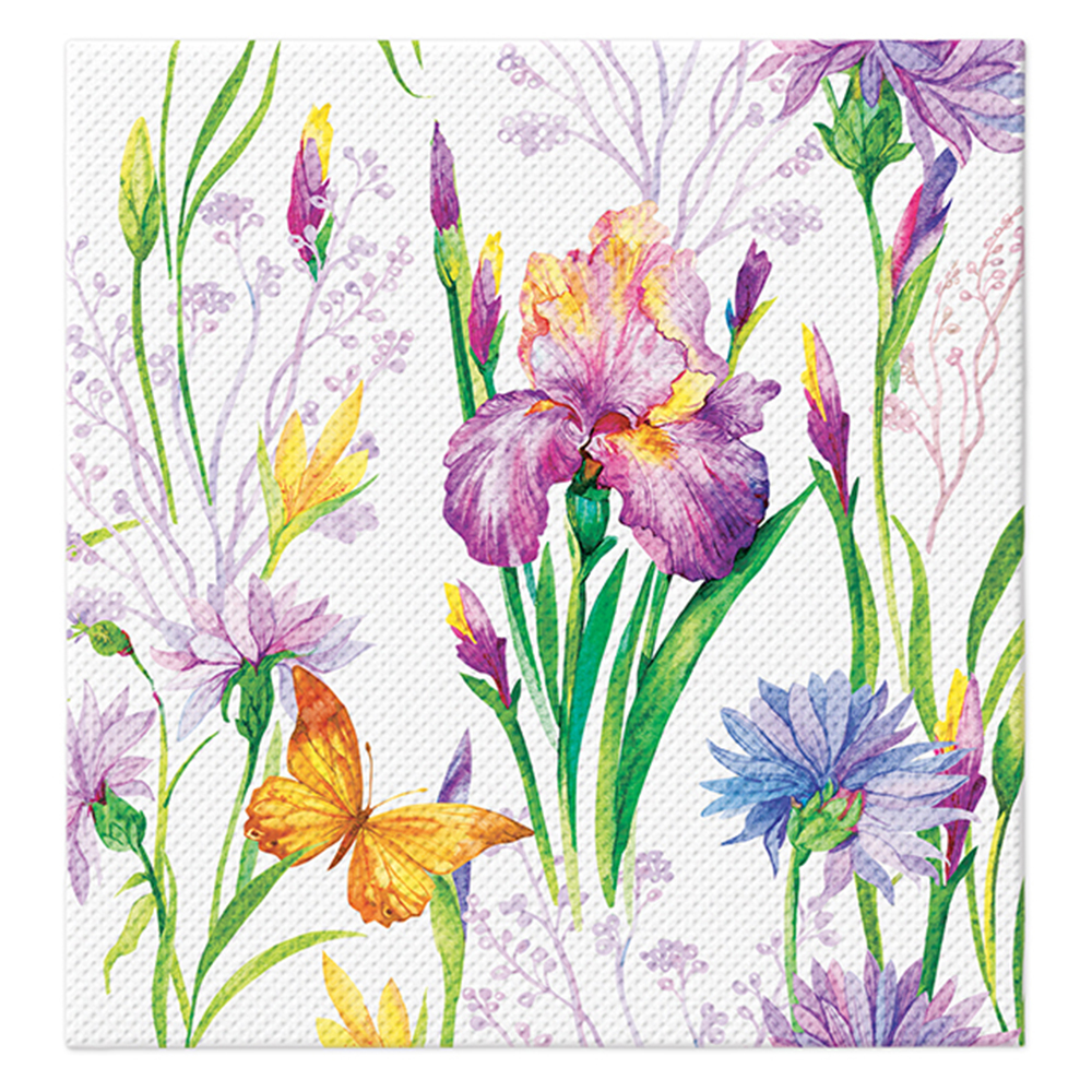 PAW Ubrousky TaT 38x40cm Softpoint Iris With Butterfly - motýl