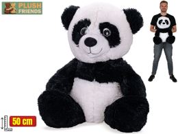 Plush Friends panda plyšová 50cm sedící 0m+