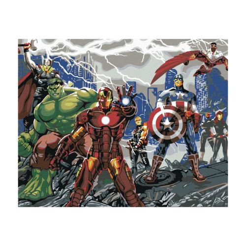 Diamantové maľovanie - Avengers hrdinovia