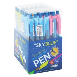 Pero guľôčkové Semi-Gel "SKYBLUE" 1,0 mm - modrá náplň /1ks (1)
