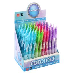 Pero kuličkové M&G Corona II  0.38 mm - modrá náplň (1)