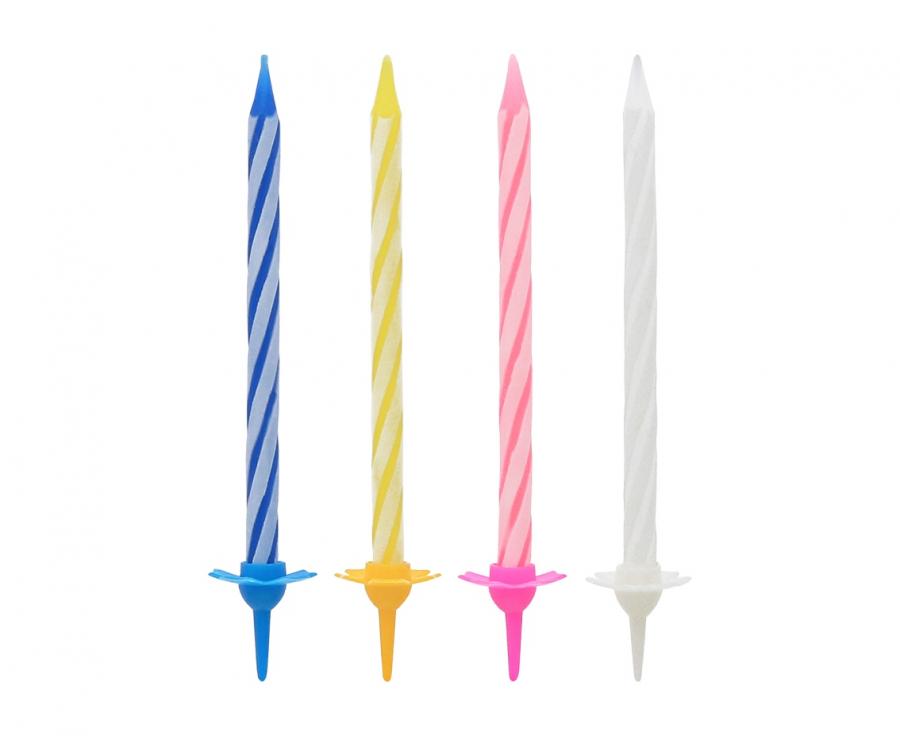Narozeninová dortová svíčka 6 cm (12 ks)