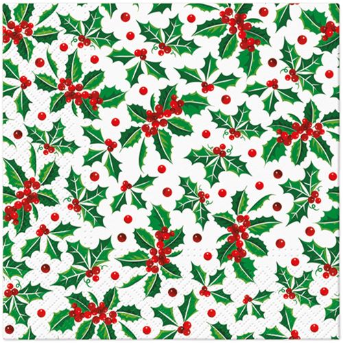 Ubrousky PAW L 33x33cm Holly Pattern