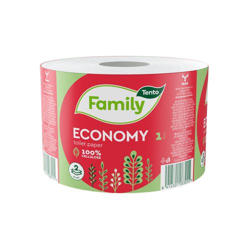 Toaletní papír Tento Family Economy 2 vrstvy, 1000 UTR.