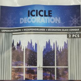 Girlanda snehové cencúle - dĺžka 98 (1)