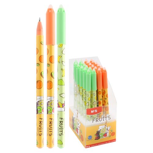 Pero gelové / gumovací M&G Gaspard et lisa Fruits 0,5mm - modrá náplň /1ks