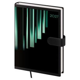 Diář 2027 týdenní A5 Tone - zelená s magnetem