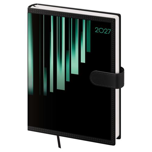 Diář 2027 denní A5 Tone - zelená s magnetem