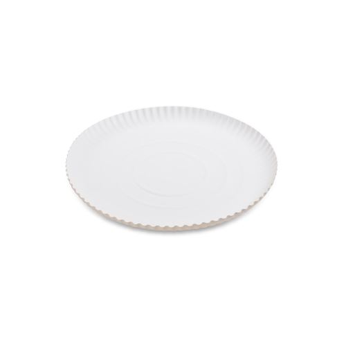 Papírový talíř hluboký bílý O24cm [50 ks]