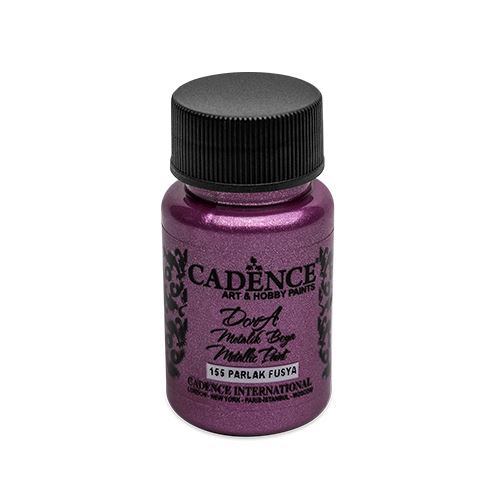 Farba akrylová Cadence D.Metalic, fuksiová, 50 ml