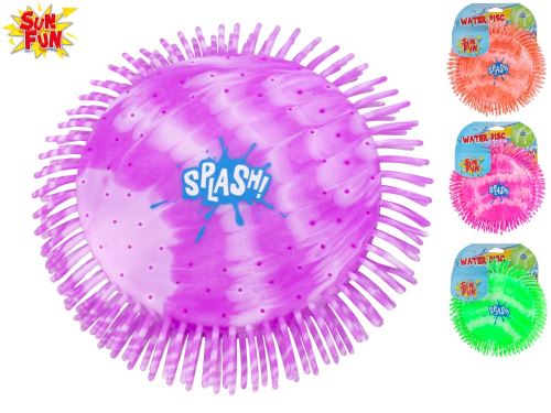 Sun Fun disk vodní frisbee 13cm 4barvy na kartě