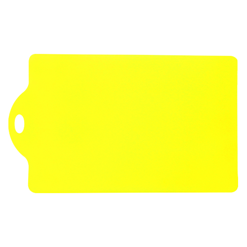 Obal na kreditní kartu - žlutý 92x56x2 mm