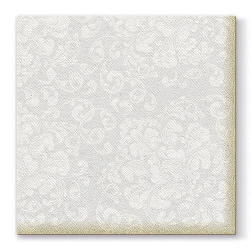 Obrúsky PAW AIRLAID L 40x40cm Rococo White