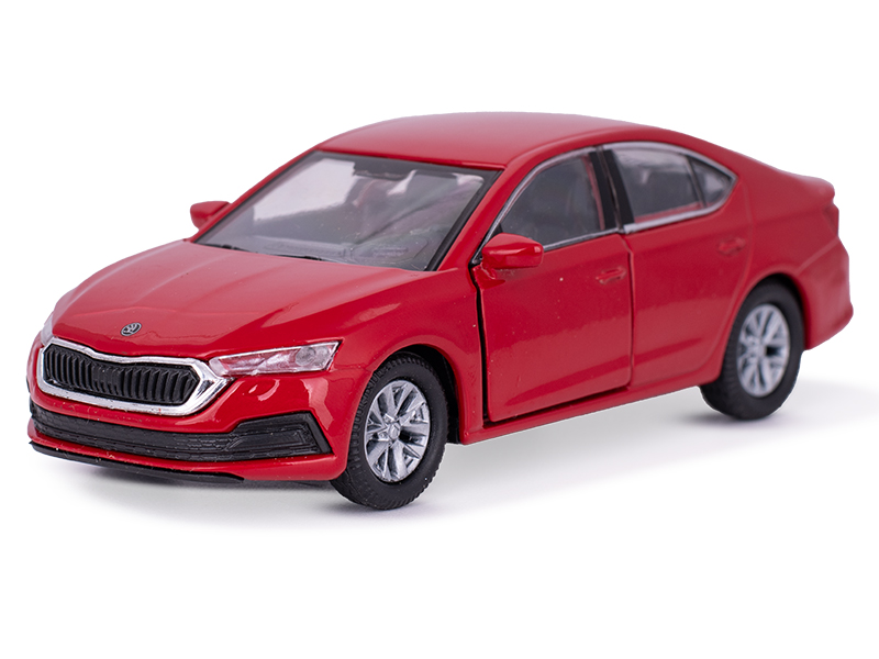  Welly Škoda Octavia IV 12cm kov zpětný chod 4barvy v krabičce