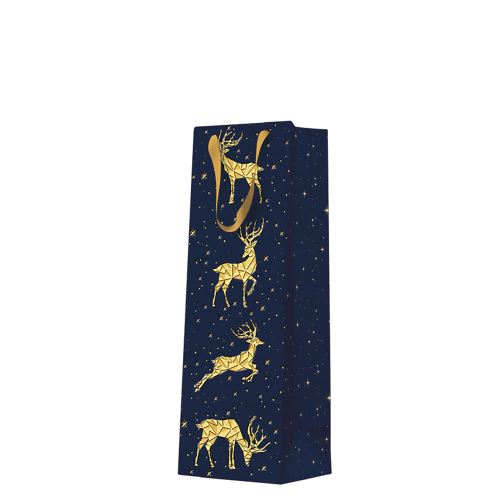Dárková taška na láhev - PREMIUM Gold
Deer 12x10x37 cm