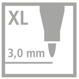 Vláknový fix STABILO power max 96 ks box - 12 různých barev (3)
