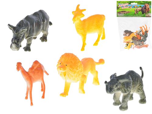 Zvířátka safari 5-7cm 12ks v sáčku