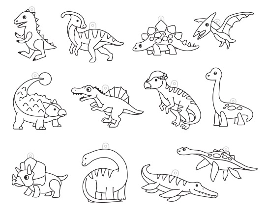Barvy na sklo - Dinosauři 10 barev 10,5 ml + 12 závěsných sklíček