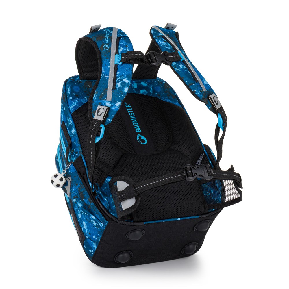 BAGMASTER Školní batoh (5-dílný set) BagMaster Beta 26 C - Fotbal