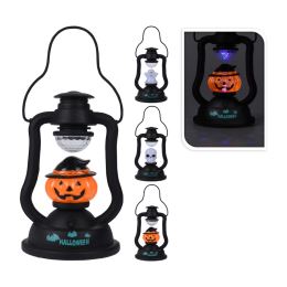 Lucerna na Halloween párty 20 cm, se zvukem (mix 3 designů) Lucerna na Halloween párty 20 cm, se zvukem (mix 3 designů)