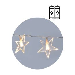 Svítící řetěz s 10 LED hvězdami, délka 1 m