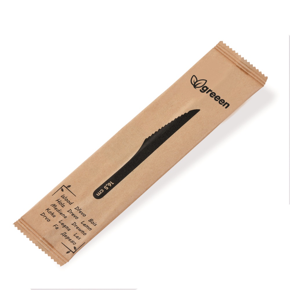 WIMEX Nůž (dřevěný) 16,5cm jednotlivě balený [100 ks]