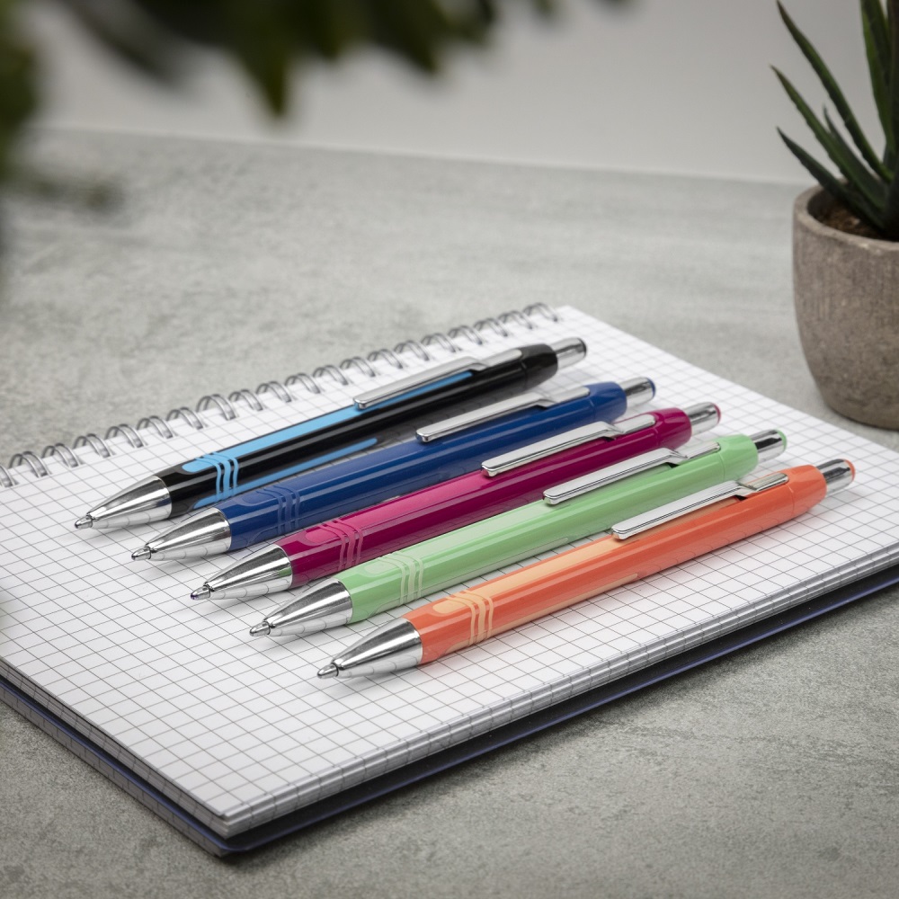 SCHNEIDER Pero kuličkové Schneider Epsilon XB black-pink Touch - modrá náplň