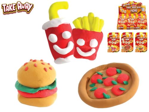 Take Away vytvoř si vlastní fast food hmota 3druhy na kartě 12ks v DBX