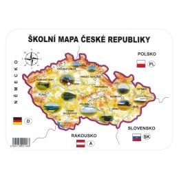 Školní mapa ČR - kartonová šablona - geografická (1)