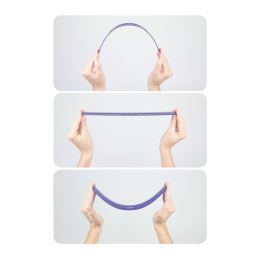 Pravítko MILAN "FLEX" ohebné 30 cm, modré (3)