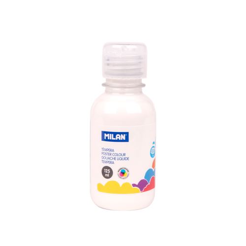 Farba temperová MILAN 125 ml biela