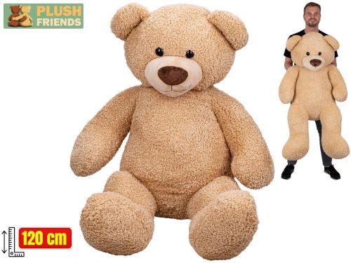 Plush Friends medvěd plyšový 120cm béžový 0m+