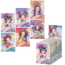 Trhací blok 9x12 cm - Rainbow Ella