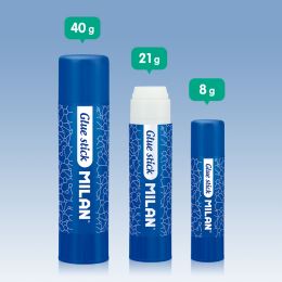 Lepicí tyčinka MILAN Glue Stick 21g, bílá (2)
