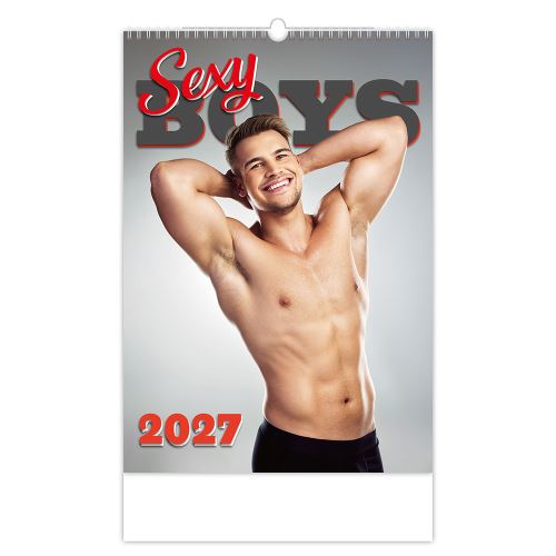 Nástěnný kalendář 2027 Sexy Boys