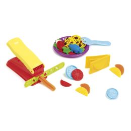 Plastelína MILAN Soft Dough sada 8 barev + nástroje "Cooking time" (4)