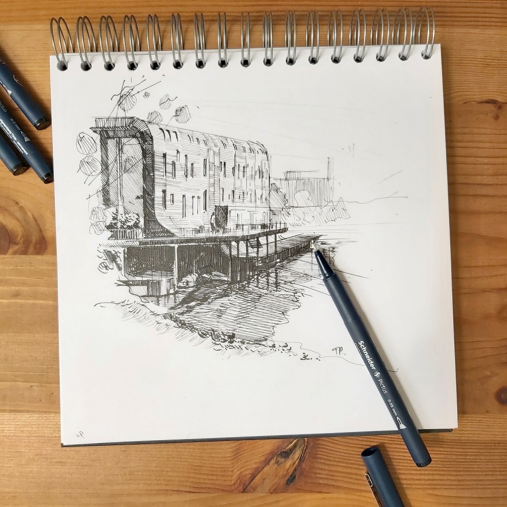 SCHNEIDER Fineliner Schneider Pictus 0,3 - modrá náplň