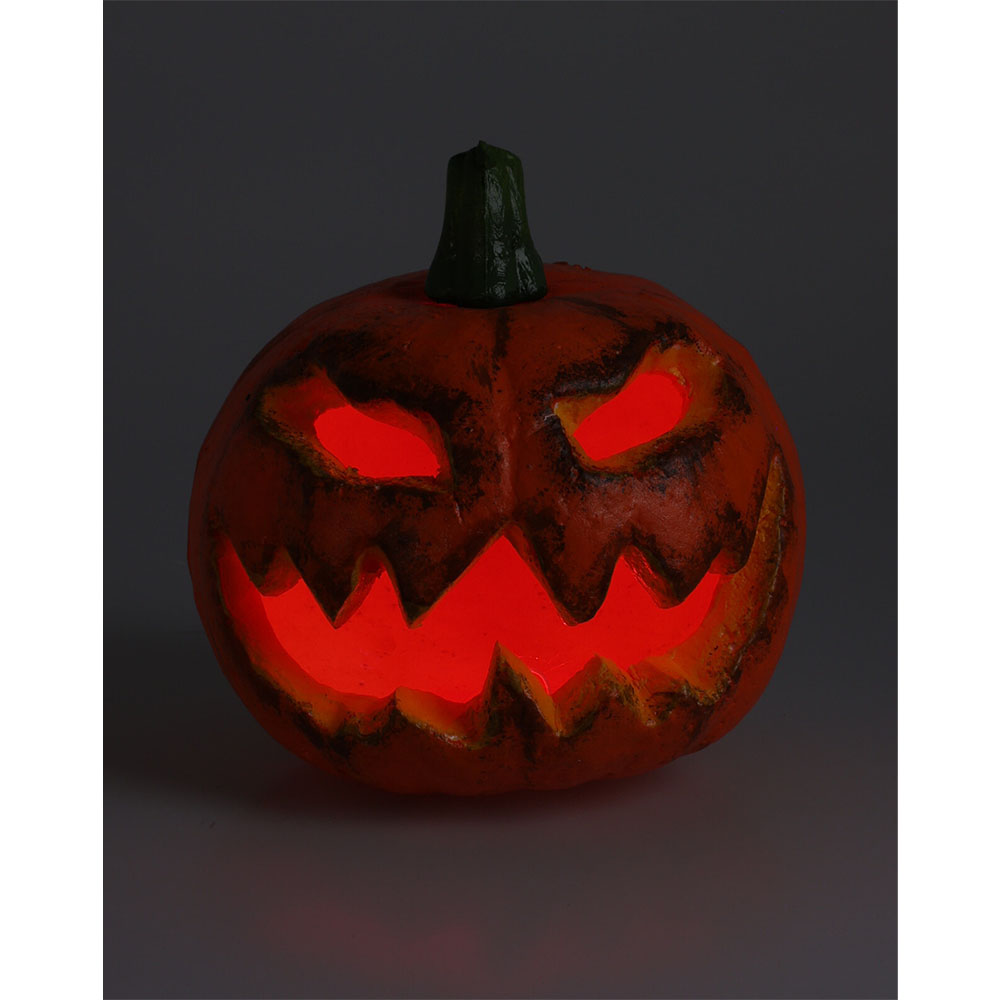 Dýně 15x16 cm s LED světlem, Halloween (3 dizajny)